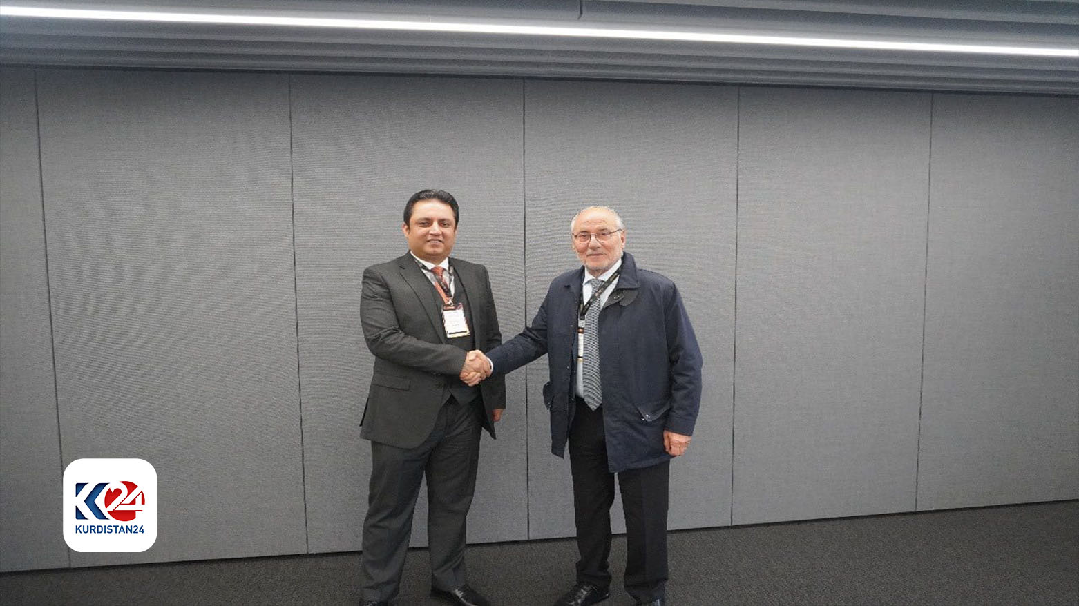 Kürdistan Bölgesi Eğitim Bakanı Alan Heme Said ve Lübnan Eğitim ve Yükseköğretim Bakanı Abbas Halabi